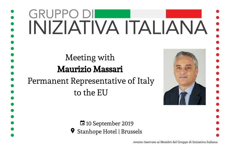 Meeting with Ambassador Maurizio Massari | Permanent Representative of Italy to the EU
