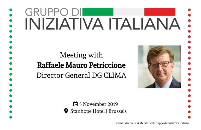 Meeting with Raffaele Mauro Petriccione| Director General of DG CLIMA