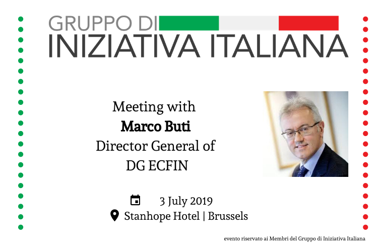 Meeting with Marco Buti | Director-General of DG ECFIN