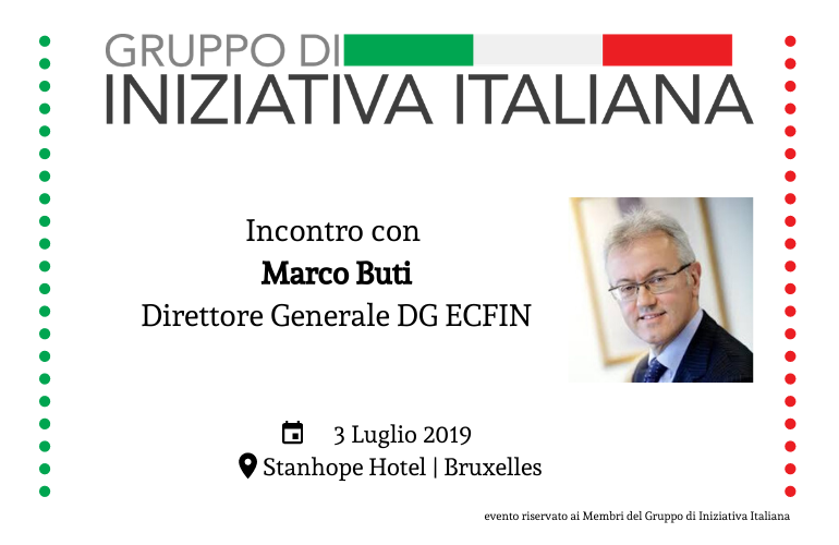 Incontro con Marco Buti | Direttore Generale di DG ECFIN