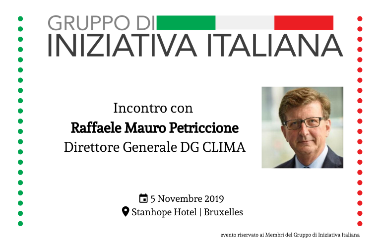 Incontro con Raffaele Mauro Petriccione|Direttore Generale di DG CLIMA