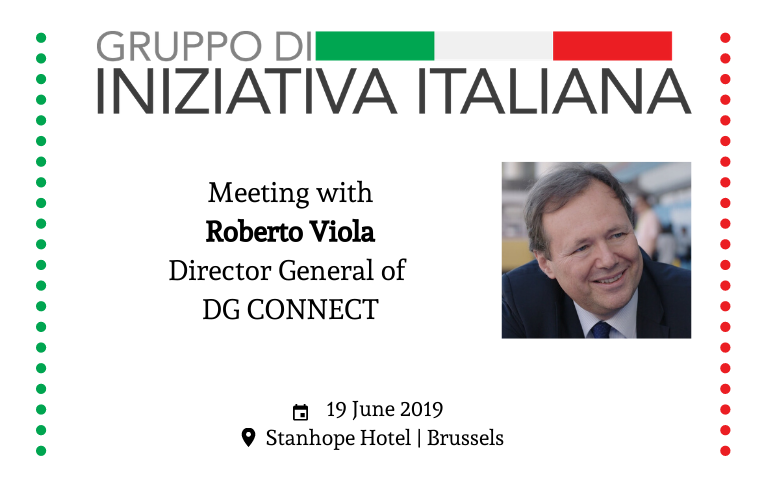 Meeting with Roberto Viola – Director General of DG CONNECT at the European Commission