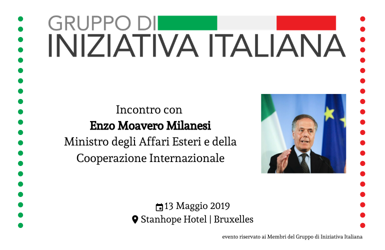 Incontro con Enzo Moavero Milanesi| Ministro degli Affari Esteri e della Cooperazione Internazionale