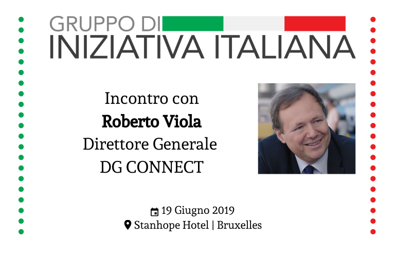 Incontro con Roberto Viola|Direttore Generale della DG CONNECT della Commissione Europea