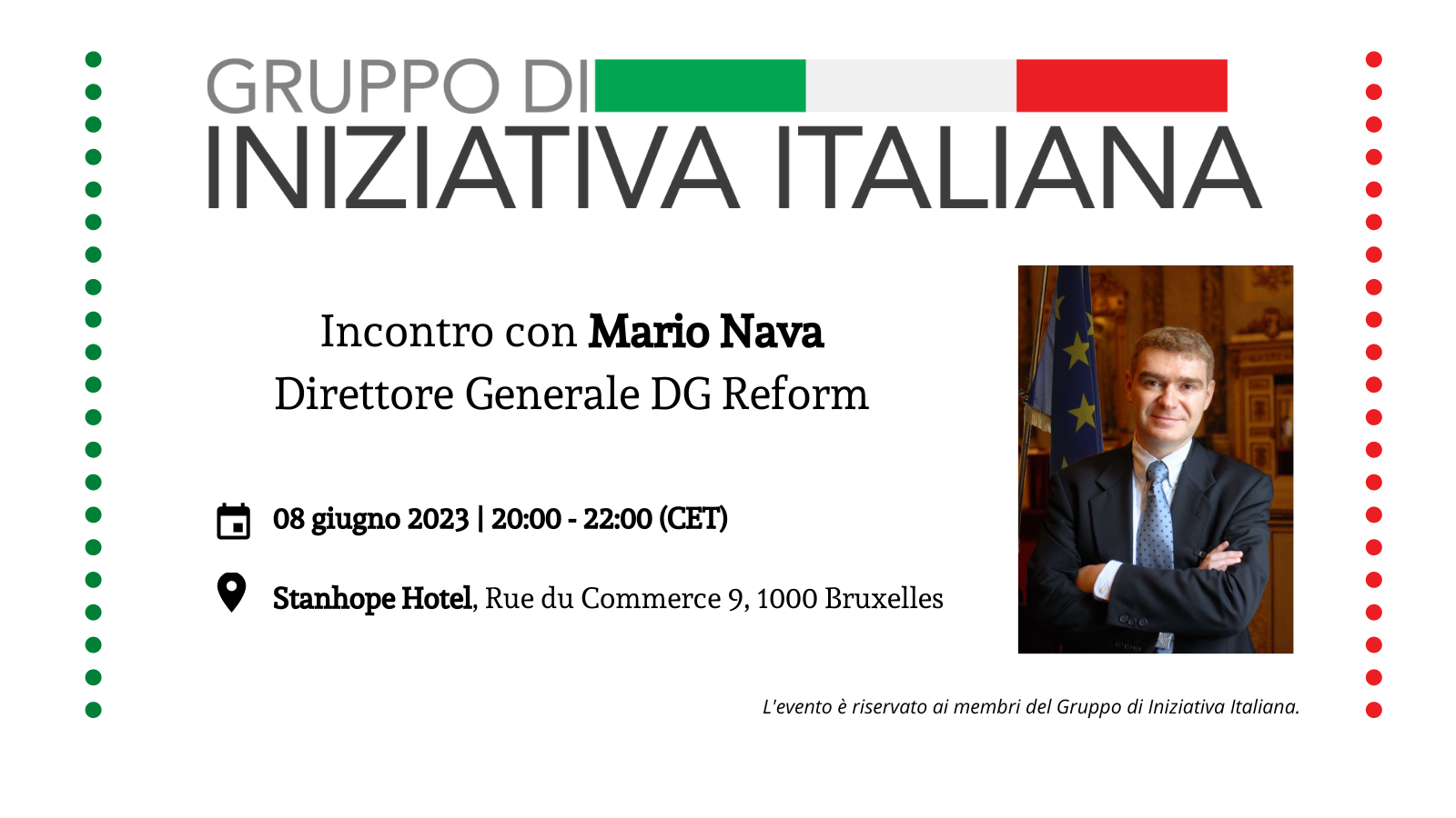 Incontro con Mario Nava | Direttore Generale DG Reform