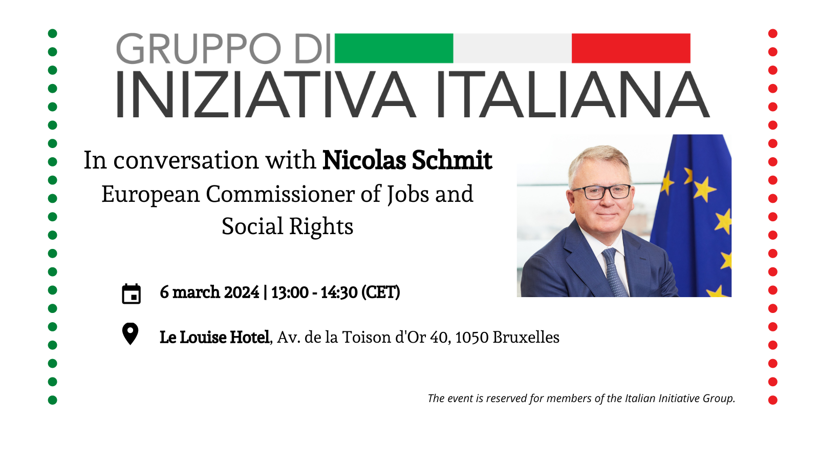 In conversation with Nicolas Schmit | European Commissioner of Jobs and Social Rights