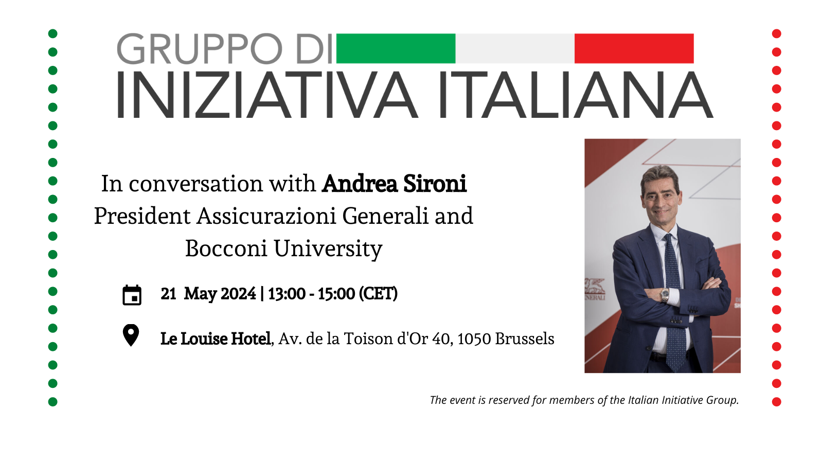 In conversation with Andrea Sironi | President of Generali Assicurazioni and Bocconi University